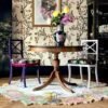 RUG KB-5582 One Hundred Flower Round with Runner - Image 2