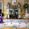 RUG KB-5584 One Hundred Flower Round and Runner - Image 5