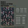 RUG KB-5201 Flowers of Virtue Opal Black with Runner - Image 9