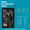 RUG KB-5193 Bird Song black - Image 7