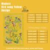 RUG KB-5194 Bird song yellow with Runner - Image 3