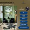 RUG KB-5200 Dragon Floral Black - Image 7