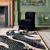 RUG KB-5200 Dragon Floral Black - Image 6