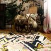 RUG KB-5217 Shanghai Blossom Black with Runner - Image 6