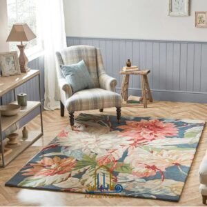RUG KB-5279 DAHLIA & ROSEHIP TEAL