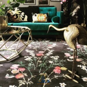 RUG KB-5201 Flowers of Virtue Opal Black with Runner
