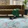 RUG KB-5202 Flowers of Virtue Opal Blue - Image 5