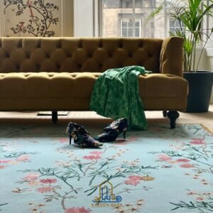 RUG KB-5202 Flowers of Virtue Opal Blue