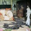 RUG KB-5200 Dragon Floral Black - Image 4