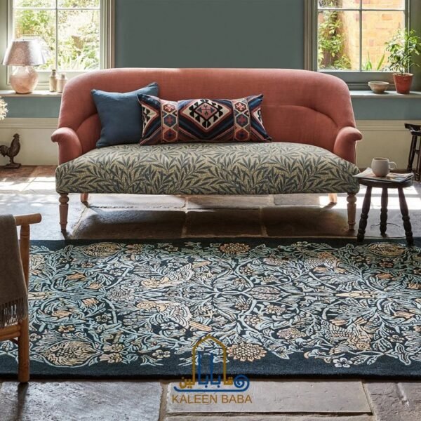 RUG KB-5264 BIRD WEBB'S BLUE