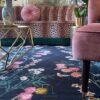 RUG KB-5201 Flowers of Virtue Opal Black with Runner - Image 2