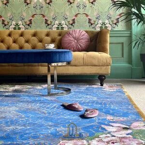 RUG KB-5199 Dragon Floral Blue