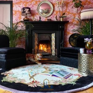 RUG KB-5571 Okinawa Black Round