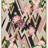 RUG KB-5217 Shanghai Blossom Black with Runner - Image 2