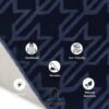 RUG KB-5295 HOUNDSTOOTH BLUE - Image 2