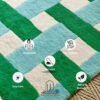 RUG KB-7074 Basket weave Green - Image 2