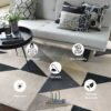 RUG KB-7037 Scion Modul Charcoal - Image 2