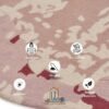 RUG KB-5638 MAGNOLIA BURGUNDY ROUND - Image 3