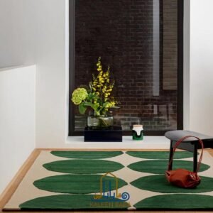 RUG KB-7016 Isot Kivet Green