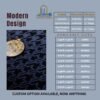 RUG KB-5295 HOUNDSTOOTH BLUE - Image 4