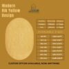 RUG KB-5613 RIK YELLOW OVAL - Image 6