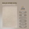 RUG KB-7050 SOLID STEM ECRU - Image 7