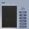 RUG KB-5289 Gio Geometric Black - Image 5