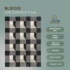 RUG KB-7076 Blocks Grey - Image 6