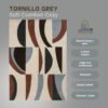 RUG KB-7137 Tornillo Grey - Image 7