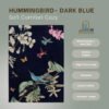 RUG KB-7108 Hummingbird- Dark blue - Image 6