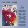RUG KB-7168 The Rose - White Silk - Image 5