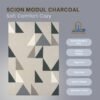 RUG KB-7037 Scion Modul Charcoal - Image 5