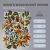 RUG KB-7034 Robin's Wood Russet Brown - Image 7