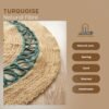 RUG KB-5599 Jute Turquoise - Image 6