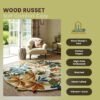 RUG KB-5648 WOOD RUSSET BROWN - Image 6