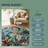 RUG KB-5649 WOOD RUSSET BLUE - Image 6