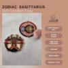 RUG KB-7096 Zodiac Sagittarius Star Sign Circle Round - Image 6