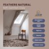 RUG KB-7008 FEATHERS NATURAL - Image 7
