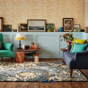 RUG KB-7043 Seaweed Floral