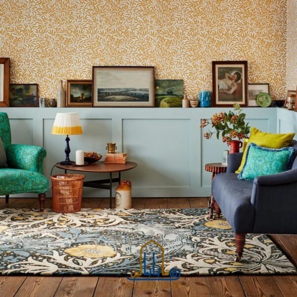 RUG KB-7043 Seaweed Floral