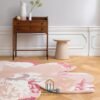 RUG KB-5638 MAGNOLIA BURGUNDY ROUND - Image 9