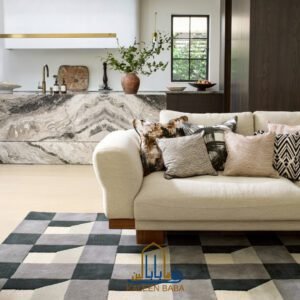 RUG KB-7076 Blocks Grey