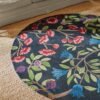 RUG KB-5657 FORAGING INDIGO ROUND - Image 9