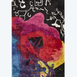 RUG KB-7167 The Rose - Black Silk