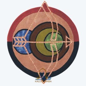 RUG KB-7096 Zodiac Sagittarius Star Sign Circle Round