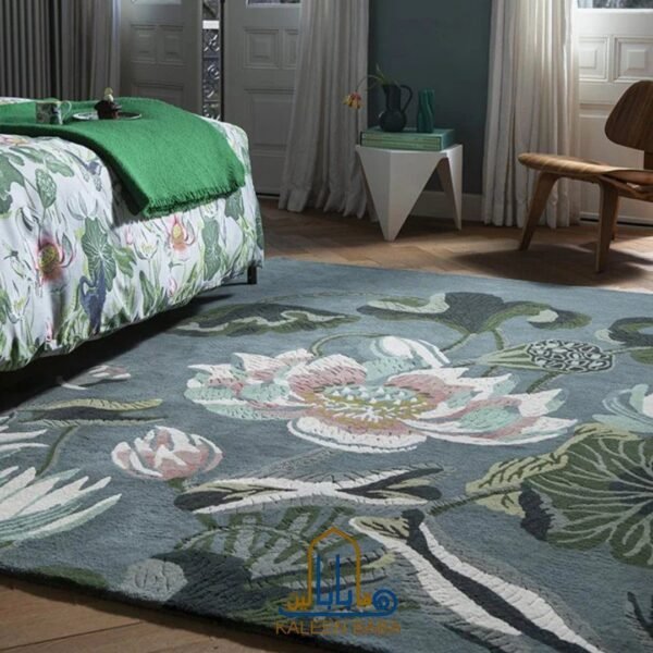 RUG KB-7067 Waterlily Wool