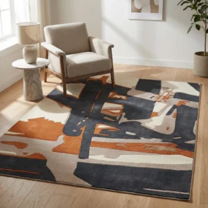 Rug KB-9050 — Abstract Hand-Tufted Wool Rug