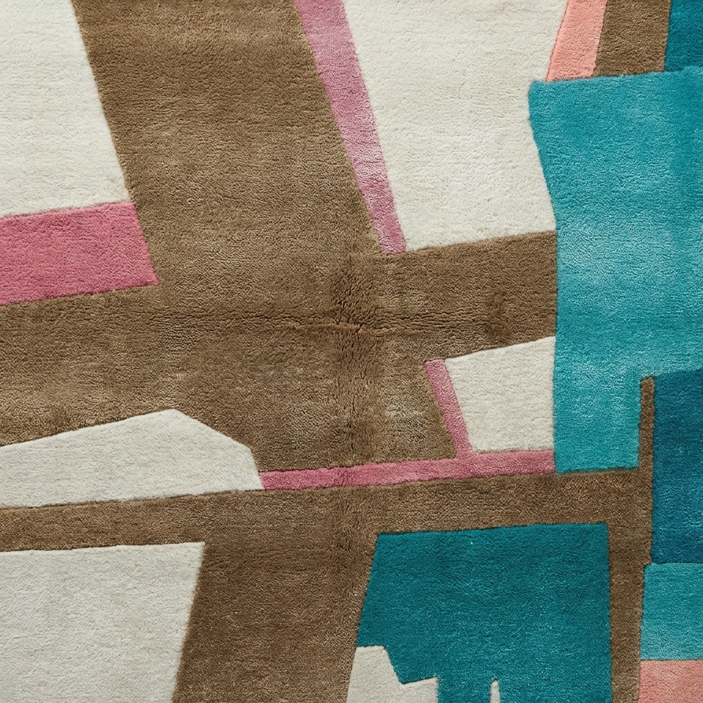 Rug KB-9058 - Hand-Tufted Abstract Wool Rug - Image 9
