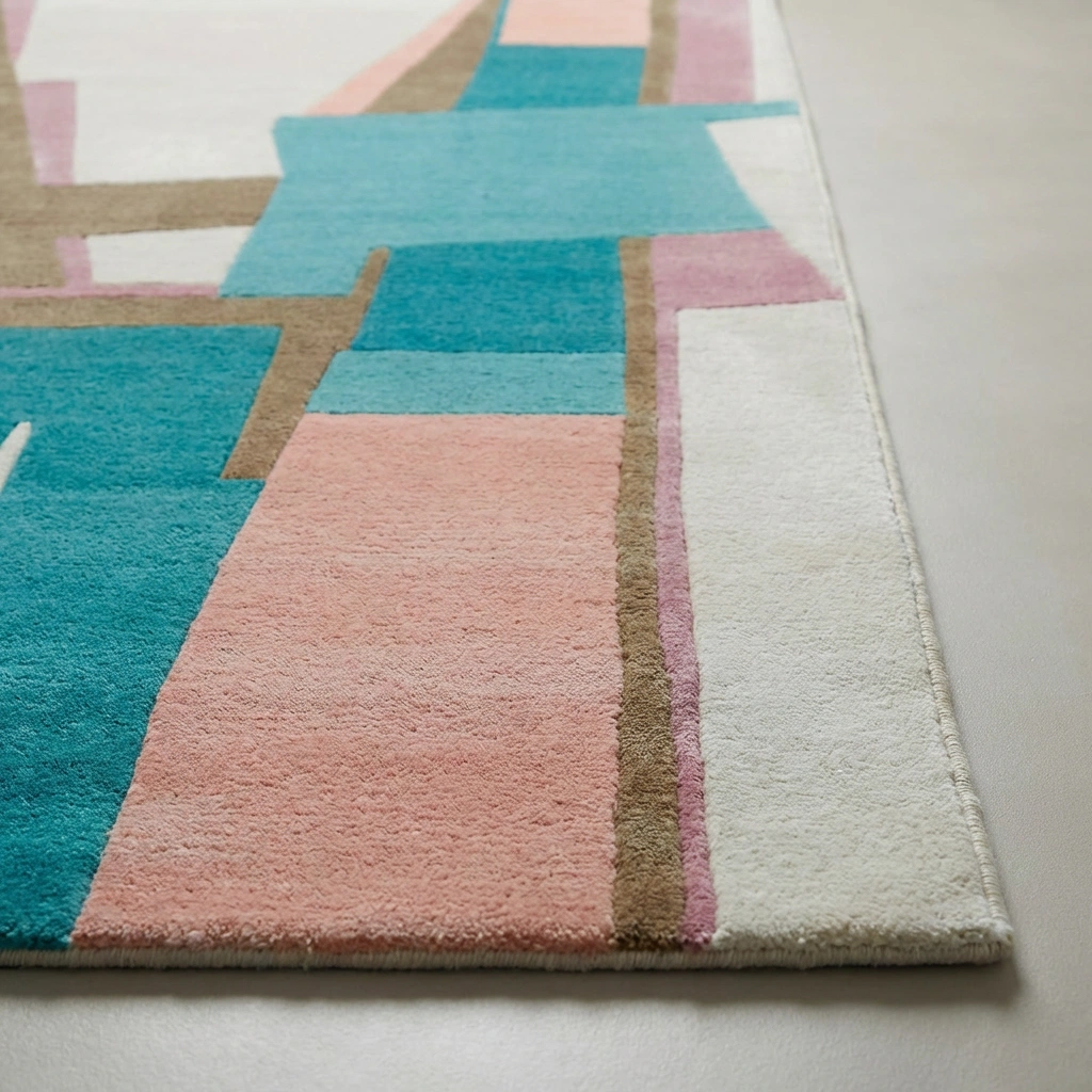 Rug KB-9058 - Hand-Tufted Abstract Wool Rug - Image 12