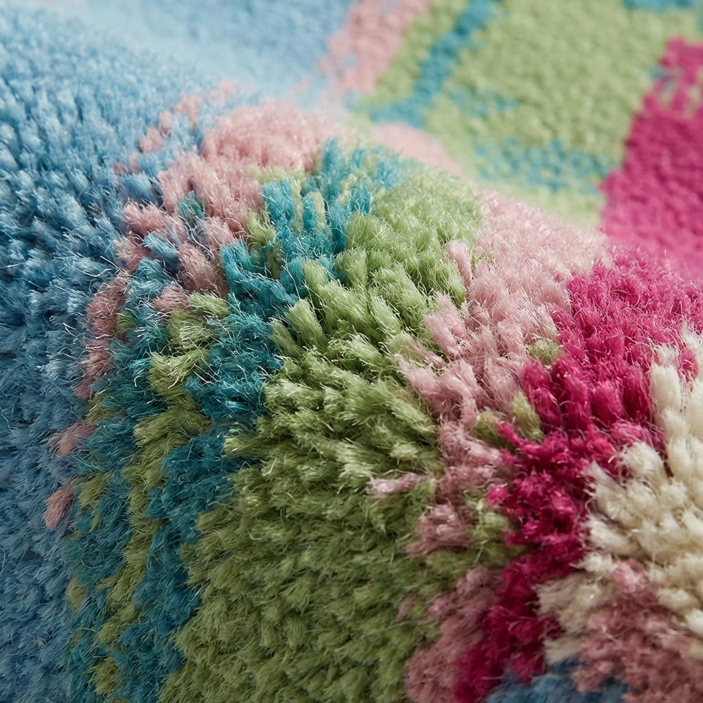 Abstract Hand-Tufted Wool Rug - Image 14